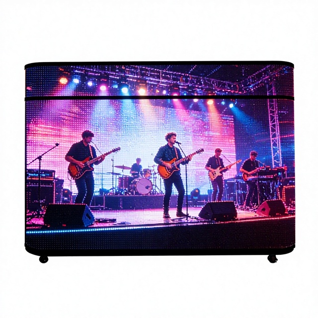 Customized Led Dj Booth Facade Indoor Events Floor Stand Installation Retail Stores Night Clubs Education Welcome Led Display