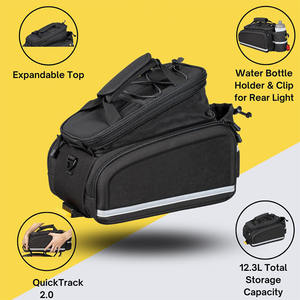 <span class=keywords><strong>Bolsa</strong></span> impermeable para <span class=keywords><strong>bicicleta</strong></span>, <span class=keywords><strong>bolsa</strong></span> de carga para <span class=keywords><strong>bicicleta</strong></span> de gran capacidad para desplazamientos, <span class=keywords><strong>bolsa</strong></span> de equipaje duradera para ciclismo con múltiples compartimentos - Product Image 6