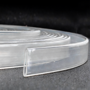Tubo Inflable Transparente de TPU, <span class=keywords><strong>Manguera</strong></span> de Aire Plana Inflable de Goma de 90 Shore para Ejes y Accesorios Planos de 10~30 mm de Ancho - Product Image 1