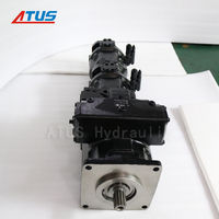 Pompe à pistons axiaux double ATUS A4VG71 pour pompe hydraulique de translation de recyclateur d'asphalte W2000 137165
