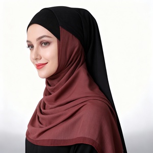 Bufanda Hijab de poliéster transpirable suave Premium de alta calidad para mujeres musulmanas moda de invierno - Product Image 3