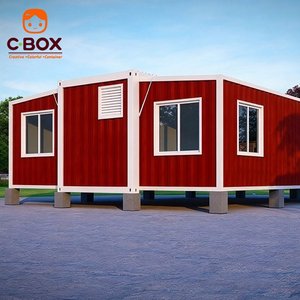 Casa Contenedor Expandible de 20 pies, Prefabricada, Residencial, Moderna, Tipo Villa, con Paneles Sándwich, Plegable de Doble Ala, Marca Cbox - Product Image 2