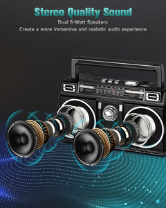 <span class=keywords><strong>Radio</strong></span> AM FM Portátil Inalámbrica con Altavoz Doble, <span class=keywords><strong>Luz</strong></span> de Colores, USB-C, Recargable Solar, Radios Transistor Portátiles - Product Image 4