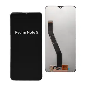 New Fashion Accessories Mobile Phone Lcds For Xiaomi Redmi Note 9 Black 6.53 Inch IPS Oleophobic Coating Combo Panels