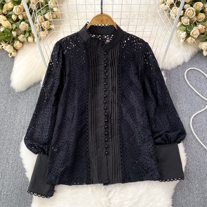 Wholesale of New Fashionable Elegant Women's Lace <strong>Blouse</strong> Ladies Tops Plus Size Women's Clothing - Product Image 3