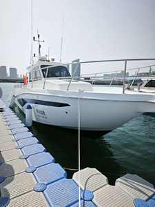 Salle de réunion mobile sur mer, 12,60 m, yacht sportif en fibre de verre, moteur hors-bord, <span class=keywords><strong>bateau</strong></span> de plaisance de luxe, <span class=keywords><strong>bateau</strong></span> de pêche, console centrale, croisière, 300 CV - Product Image 3