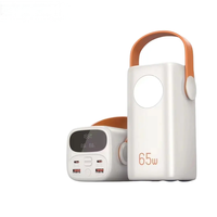 Chargeur portable personnalisable 40000mAh PD22.5W/65W Charge rapide Banque d'alimentation pour ordinateur portable avec lumières LED pour le camping en plein air
