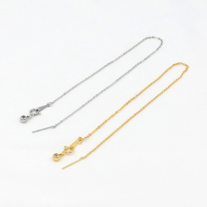 <b>Adjustable</b> Extendable O-Chain Necklace Copper Alloy Gold Plated Unisex Fashion Chain For DIY Jewelry Making Gift - Product Image 5