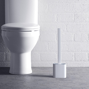 <span class=keywords><strong>Brosse</strong></span> de <span class=keywords><strong>toilette</strong></span> murale en caoutchouc souple d'origine avec manche long et conception de serrage sans ensemble de nettoyage d'impasse - Product Image 3