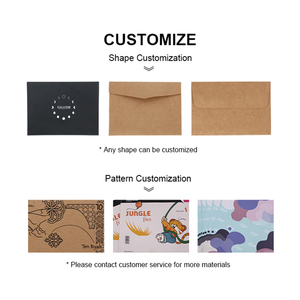Custom <strong>Size</strong> Kraft Paper Invitation Greeting Card Gift <strong>Envelope</strong> Wallet Paper <strong>Envelope</strong> - Product Image 3