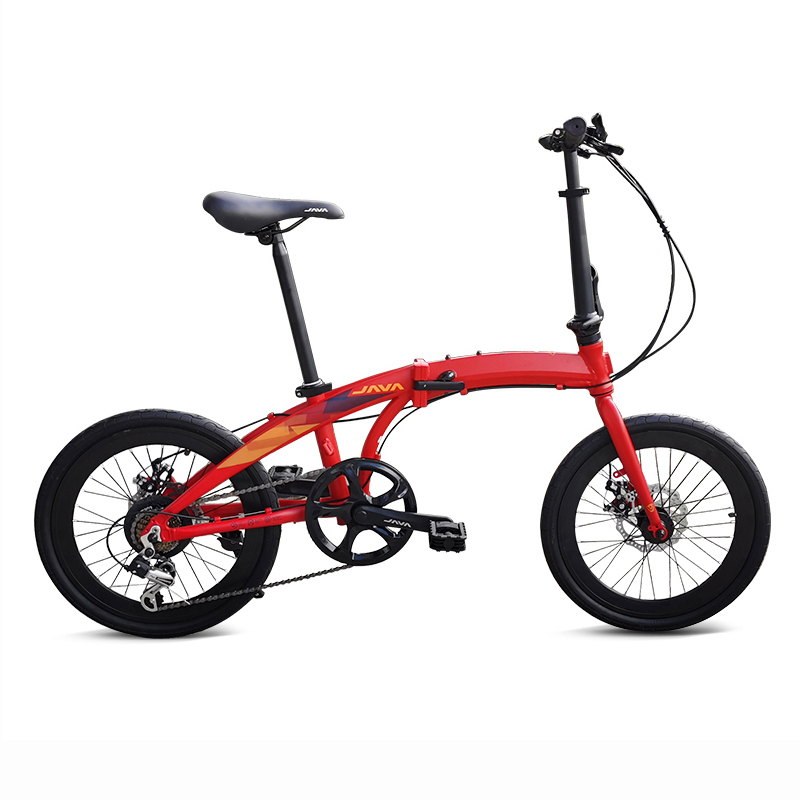 Java ZELO Folding Bike - Aluminum Alloy 20 Inch Double Disc Brake