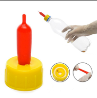 Tétine d'alimentation en silicone longue durée pour moutons et chèvres, non toxique, sans goût, 1000 pièces/sac
