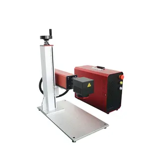 La machine de marquage laser à fibre la plus vendue de l'industrie est compacte et portable en utilisant des lasers MAX et Raycus