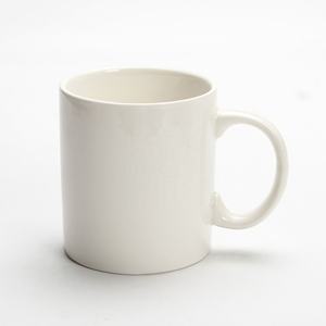 Tasse à logo imprimé simple en céramique blanche en gros d'usine pour café, thé, eau, latte - Product Image 3