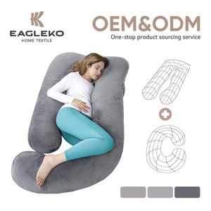 Almohada de embarazo en forma de <span class=keywords><strong>U</strong></span>-Almohada de embarazo completa-Almohada de maternidad para embarazadas-para dormir de lado y aliviar el dolor de espalda - Product Image 1