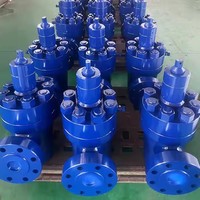 Porte à commande hydraulique à haute température et vanne d'arrêt pour le traitement du pétrole pour les médias gazeux