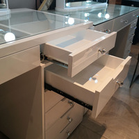 Stock aux États-Unis! Commode Vanité Docarelife Style Moderne Avec Miroir De Maquillage À 15 Led