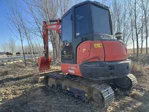 รถขุด Kubota Kx165 มือสองสภาพ 95% จากญี่ปุ่น รุ่น Kubota U35 U55-4 U30 KX135 KX163 พร้อมยางรองและคลิปหนีบ - Product Image 5