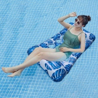 Lit gonflable PVC piscine gonflable flotteur flottant lit inclinable flotteurs de piscine gonflables