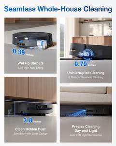 <span class=keywords><strong>DEEBOT</strong></span> T80 Robot Aspirateur 18000Pa Aspiration Puissante <span class=keywords><strong>10</strong></span>-en-1 OMNI Station TruEdge Sans Soudure Humide Sec Auto Vide - Product Image 5