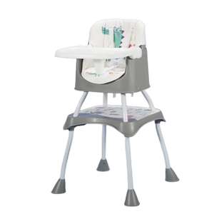 <span class=keywords><strong>Chaise</strong></span> d'Alimentation Réglable pour Bébé Ensemble <span class=keywords><strong>de</strong></span> <span class=keywords><strong>Chaise</strong></span> Réhausseur <span class=keywords><strong>de</strong></span> Manger Convertible <span class=keywords><strong>Chaise</strong></span> Haute pour Bébé 6 en 1 avec Table - Product Image 1