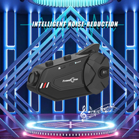 Interphone de casque de moto FreedConn R1 Plus, étanche, pour 6 motards, casque de moto avec intercom