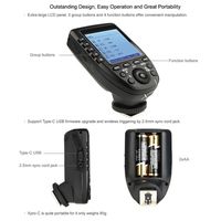 Disparador de Flash Godox Xpro-C Profesional E-TTL, Transmisor Inalámbrico 2.4G con Sistema X, Portátil para Flashes de Estudio y Exteriores
