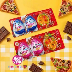 Gomitas de Pizza <span class=keywords><strong>Mini</strong></span>, Chocolate y Huevo, con Sabor a Frutas, Dulces Personalizados para Niños, Venta al Por Mayor - Product Image 4
