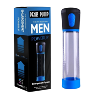 Bomba de Vacío Manual para Entrenamiento del Pene, Dispositivo de Presión Negativa Ajustable con 3 Anillos de Silicona para el Cuidado Íntimo Masculino