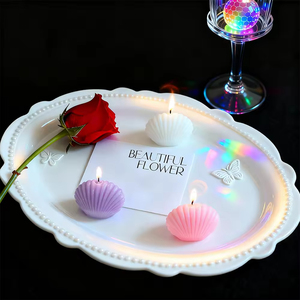 Petite bougie parfumée en cire en forme de coquillage, nouvelle bougie d'ambiance pour la maison, cadeau tendance, bougie d'aromathérapie très esthétique - Product Image 4