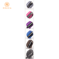 Étui à lunettes à coque rigide antichoc à texture nid d'abeille, boîte de rangement pour lunettes avec fermeture éclair et cordon, portable, 31g
