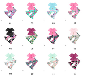 Conjuntos de Ropa para Niñas, Conjuntos de 2 Piezas Personalizados para Niñas Pequeñas, Conjuntos de Ropa de Boutique para Niñas, Conjuntos de Ropa de Verano para Bebés - Product Image 6