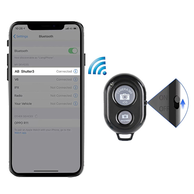Newest Original Bluetooth Remote Controller Wireless Bluetooth Camera Shutter for iPhone IOS Android Phone