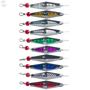 Leurre de pêche pour truite, cuillère métallique 2,32 pouces, hameçon en laiton, appât de fond, paillettes multicolores - Product Image 1
