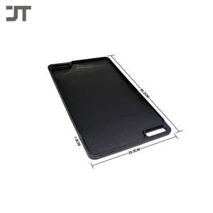 <span class=keywords><strong>กระทะ</strong></span>เหล็กหล่อเคลือบน้ำมันพืชทรงสี่เหลี่ยมผืนผ้า <span class=keywords><strong>ใช้</strong></span>ได้สองด้าน สำหรับทำบาร์บีคิวและตั้งแคมป์ - Product Image 3