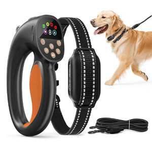 Correa Electrónica para Perros con Collar PD 810 Recargable, Equipo Moderno de Entrenamiento para Mascotas, Color Naranja - Product Image 1
