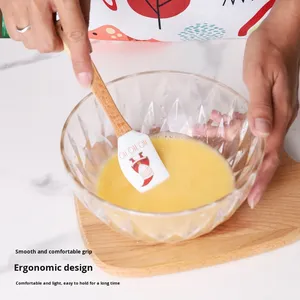 ชุดทำขนมในครัวสำหรับเทศกาลคริสต์มาสห้าชิ้นแปรงขัดน้ำมันเครื่องตีไข่ใช้ในครัวเรือนอุปกรณ์อบขนมอบ - Product Image 4