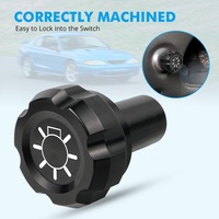 Cache-bouton d'interrupteur de phare Bevinsee pour Ford Bronco 1992-1996 Mustang 1994-2004 F150 F 250 350 1992-1997 #   F5TZ11661A