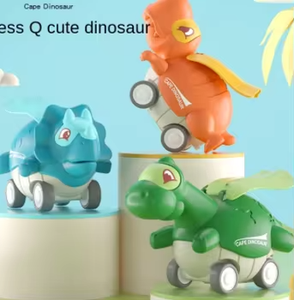 <span class=keywords><strong>Dessin</strong></span> <span class=keywords><strong>animé</strong></span> dinosaure Friction camion électrique course petit véhicule à tirer <span class=keywords><strong>Dino</strong></span> presse et aller voiture jouets - Product Image 6