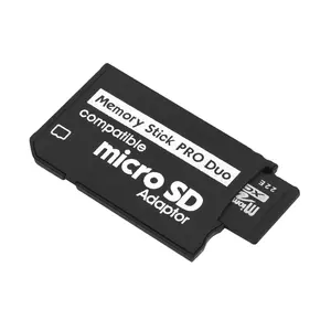 TISHRIC Micro SD SDHCTFからメモリースティックMSProDuoアダプターメモリースティックProDuoカードリーダー (ゲーム/PSP/カメラ用)