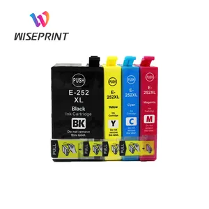 Wiseprint 252 T252 252XL T252XL ตลับหมึกสีพรีเมี่ยมสำหรับเครื่องพิมพ์ Epson WorkForce WF-7610 WF-7620