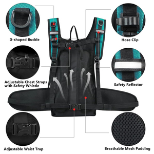 Sac à dos de vélo multifonctionnel avec logo personnalisé pour randonnée et trekking en polyester imperméable, antivol et portable pour les sports de plein air - Product Image 4