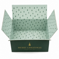Boîtes cadeaux de Noël personnalisées, boîtes d'expédition pour les fêtes, carton ondulé, carton RSC, boîtes d'expédition couleur offset CMYK