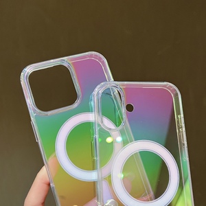 <span class=keywords><strong>Cover</strong></span> Posteriore per <span class=keywords><strong>Apple</strong></span> <span class=keywords><strong>iPhone</strong></span> 13 Pro Max 12 Mini <span class=keywords><strong>11</strong></span> iPhone13 X, Elettroplaccata con Gradiente Arcobaleno, Custodia Magnetica Antiurto - Product Image 2