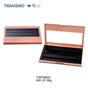 Palette de fards à paupières en gros, conteneur de blush crème, boîte à poudre transparente, emballage en carton - Product Image 4