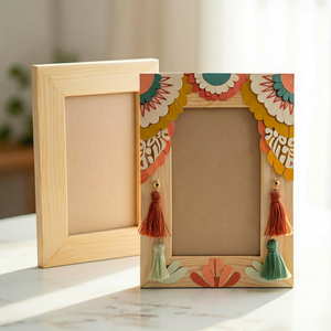 Luxury Epoxy Resin and Solid Wood Photo <b>Frame</b> Personalized Handmade <b>Picture</b> <b>Frame</b> <b>for</b> Family Photos Home Decoration Wedding - Product Image 1