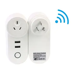 Smart Home Tuya App Fernbedienung Wifi-Buchse Wifi-Stecker Australien Mit 2 USB