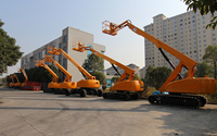 Plateforme élévatrice télescopique GTBZ21, hauteur de travail 23,5 m, charge utile 340/480 kg, 4x4, diesel, autopropulsée, hydraulique