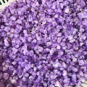 คริสตัลธรรมชาติขนาดเล็ก ดอกอะมีทิสต์ จุดปลายดอกอะมีทิสต์ดิบ สำหรับการบำบัด - Product Image 2