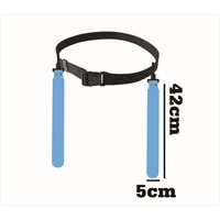 Ceinture de football en PVC couleur unie personnalisable XXBEAST – Écologique, durable, avec boucle à bouton-pression – Idéale pour l'entraînement en équipe et les jeux de groupe en extérieur